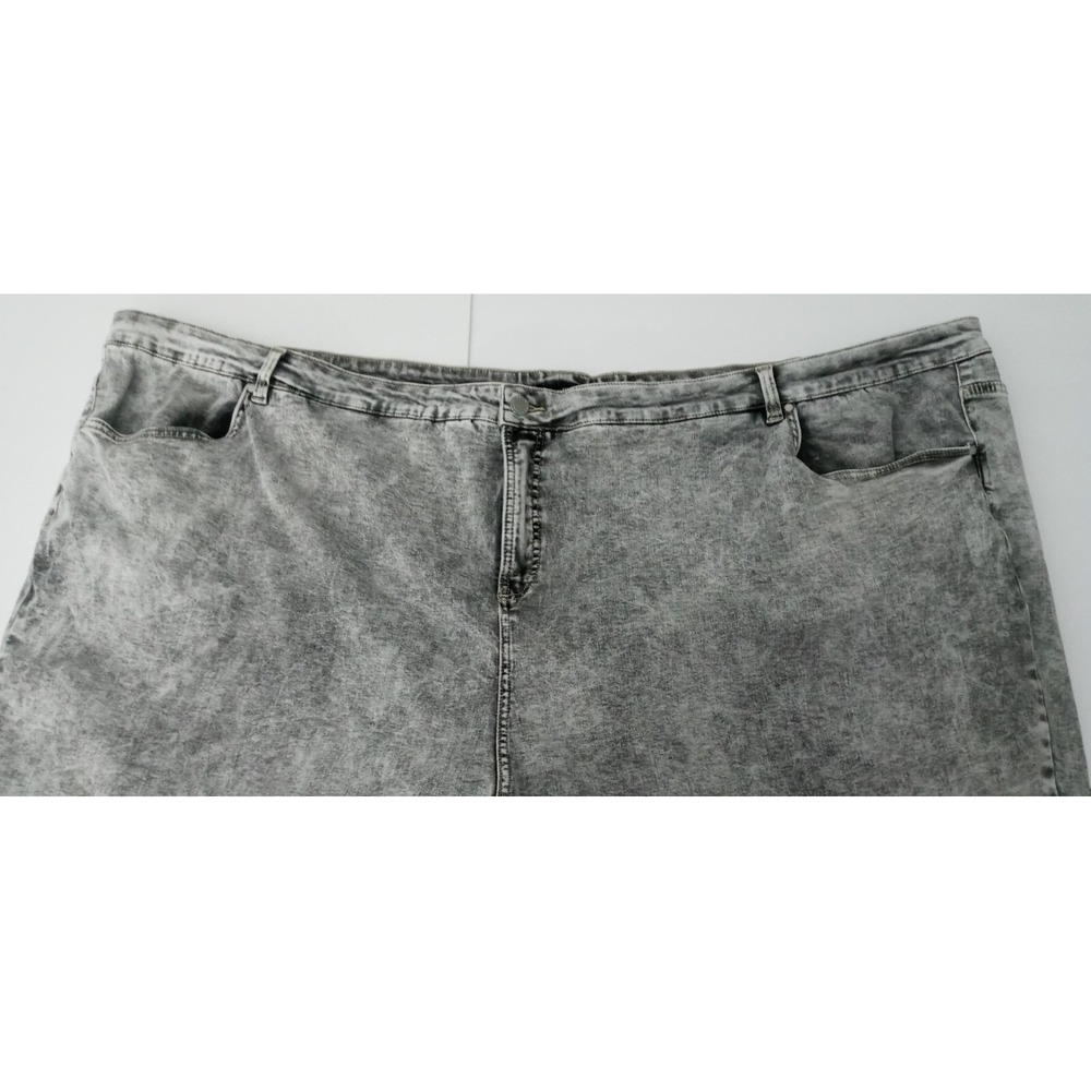 Universal Standard NEW Size 38*x30 High Rise Light Gray Acid Wash Jeans - Picture 3 of 12